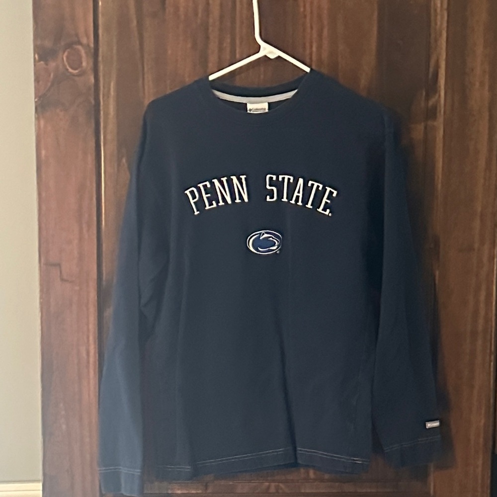Columbia Navy Long Sleeve Tee
